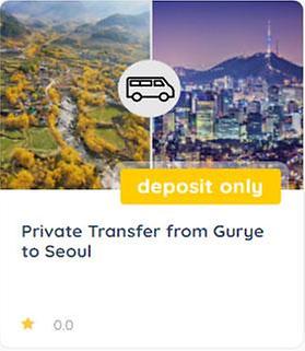From Gurye to Seoul Private Transfer