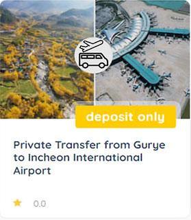 From Gurye to Incheon International Airport Private Transfer